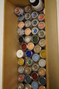 Collection of enamel paints - small pots
