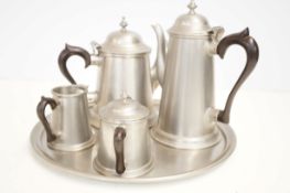 Kirk Stieff pewter tea set