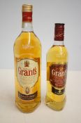 Grant's whisky 1 litre together with Grants 50cl w