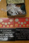 Cased coin collection & others