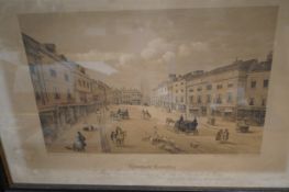 Victorian print 'Broadgate coventry'
