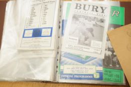 Collection of early football programs