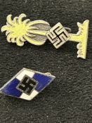 2 German badges