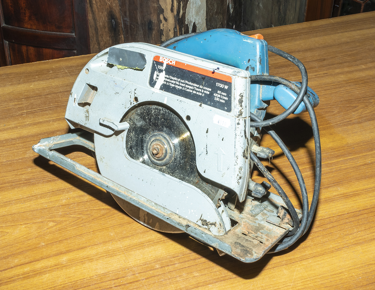 A Bosch chop saw