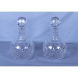 A pair of Edinburgh crystal decanters