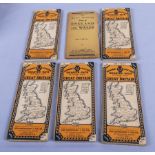 Five vintage maps of Scotland and one of Great Britain