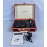 A Crosley portable record player in full working order