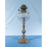 A vintage oil lamp