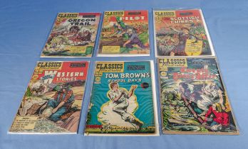 Six early Classic comics all 1950, 41,45,62,67,70,72