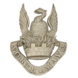 Irish North Mayo Fusiliers Militia Victorian glengarry badge circa 1874-81. Good scarce die-