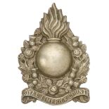 Irish Royal Limerick County Militia Victorian glengarry badge circa 1874-81. Good scarce die-stamped