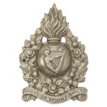 Irish Royal Limerick County Militia Victorian glengarry badge circa 1874-81. Good scarce die-stamped