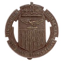 Northern Rhodesia Volunteer Defence Force WW2 cap badge circa 1939-41. Good scarce short lived die-