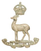 South Africa. Border Light Horse slouch hat badge circa 1903-09. Good scarce die-stamped white metal