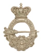 Irish Royal Meath Militia Victorian glengarry cap badge circa 1874-81. Fine and scarce die-stamped