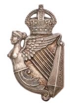 8th King's Royal Irish Hussars Edwardian NCO's 1907 HM silver arm badge. Good scarce Birmingham