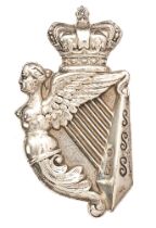 5th Royal Irish Lancers Victorian NCO's 1891 HM silver arm badge. Good scarce London hallmarked