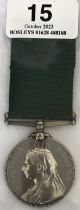 Victorian Volunteer Force Long Service and Good Conduct Medal. A good example unnamed as issued.