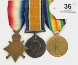 WW1 Army Service Corps 1914 Mons Star Group of Three Medals. Awarded to T-24797 DVR F.C. ANDREWS