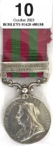 24th Bengal Infantry India General Service Medal, clasp Punjab Frontier 1897-98. Awarded to 3983