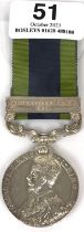 Hampshire Regiment India General Service Medal, clasp Afghanistan NWF 1919. Awarded to 307321 CPL