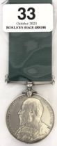 East Riding of Yorkshire RGA Edwardian Volunteer Long Service & Good Conduct Medal. A good example