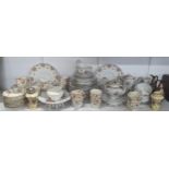 A collection of late 19th and 20th century china to include GDA France Limoges porcelain, Royal