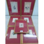 Seven framed Valentines and sweetheart cards, early 20th century Location: