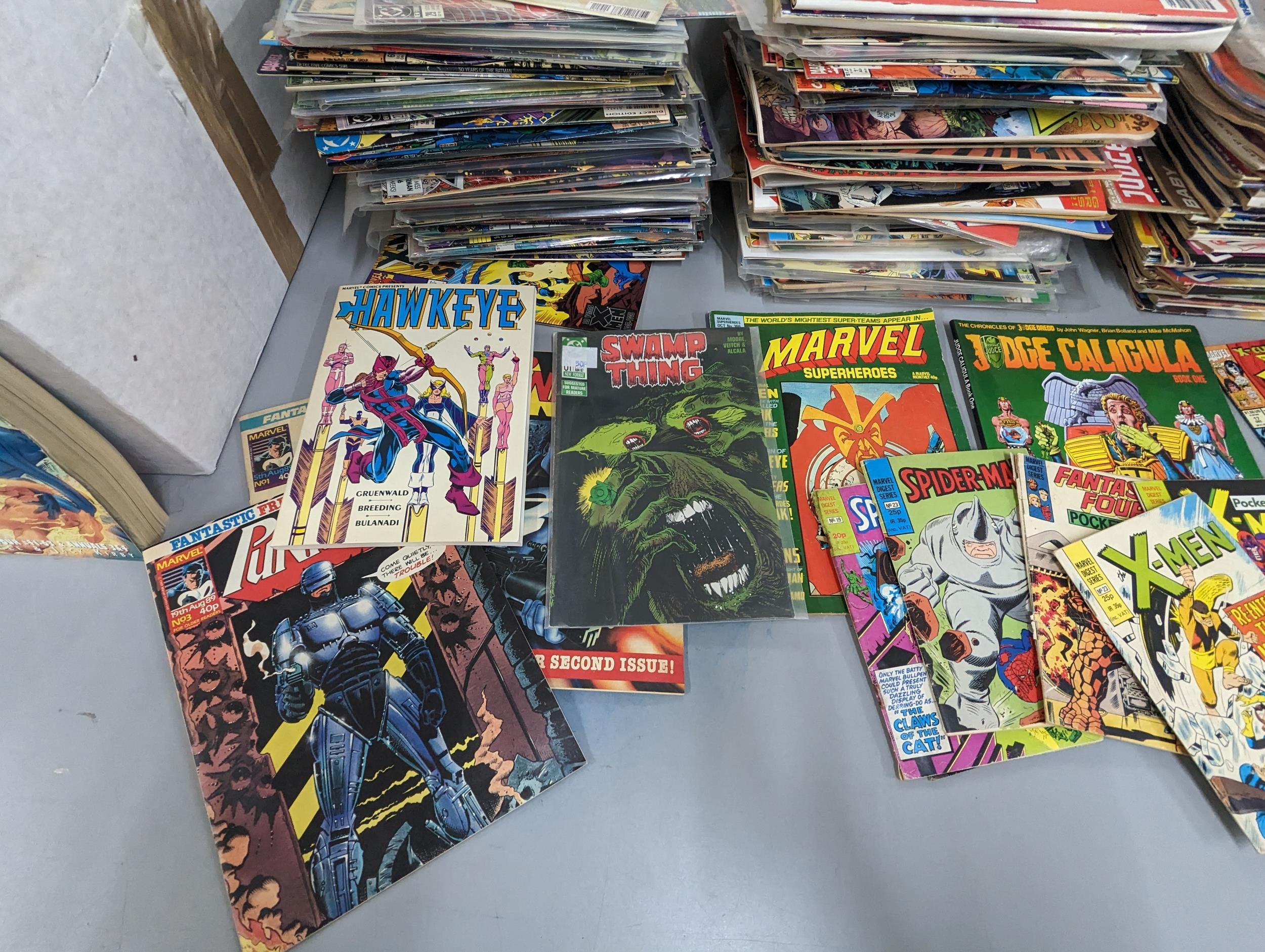 500+ Marvel, DC and other comic books, mostly 1980's A/F, to include X-Men, Fantastic Four, - Bild 2 aus 8