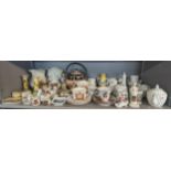 A mixed collection of china to include Noritake Royal Copenhagen, Edward VIII commemorative cups and