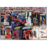 A collection of 1980's Daredevil The Man without Fear comic books, A/F, Daredevil Fall from Grace,