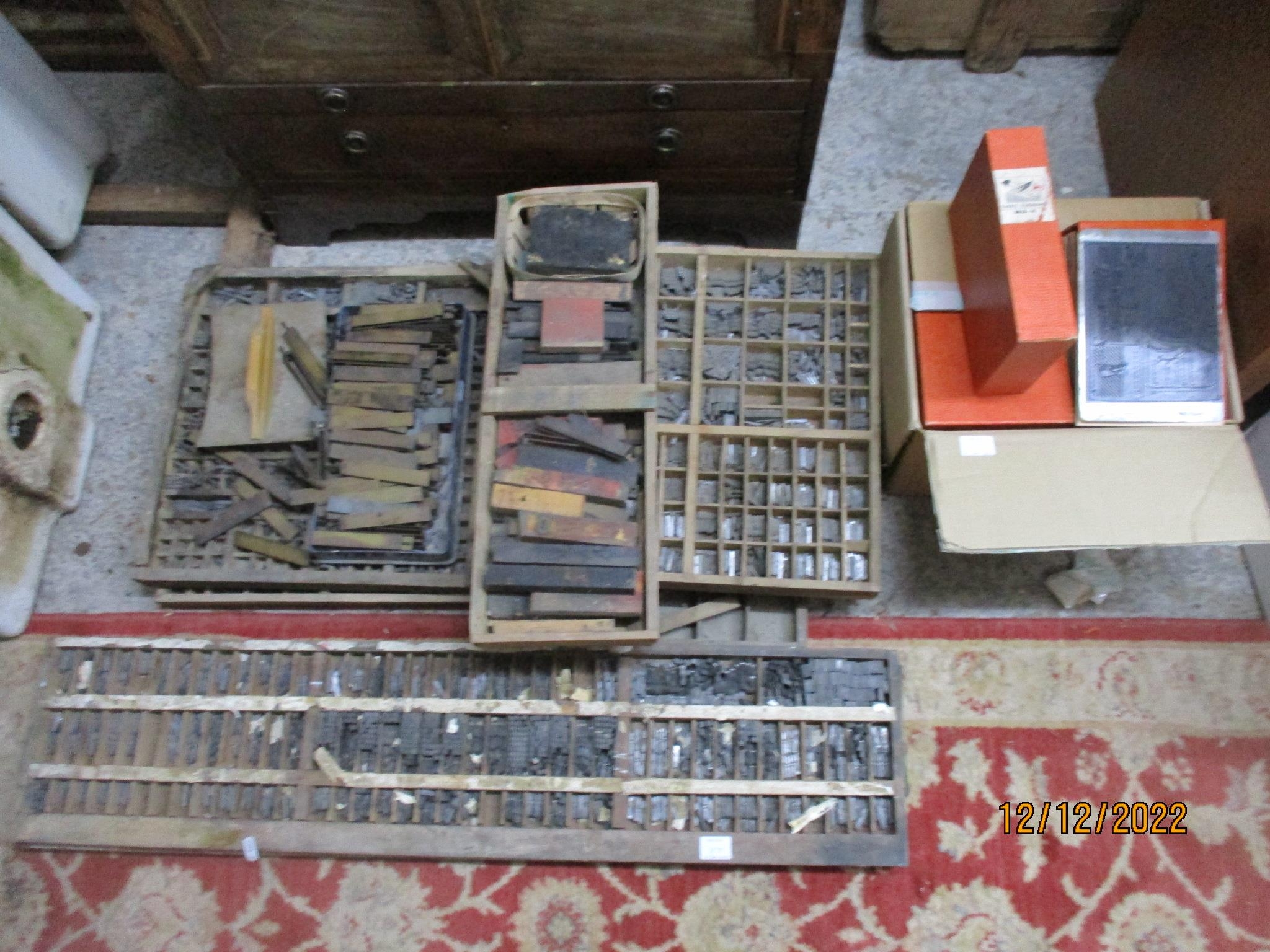 A mixed lot of printed letter and other printed accessories