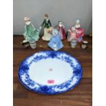 Four Royal Doulton figures to include Camille HN 1586, Penelope HN 1901, Lorraine HN3118, HN 3971,