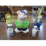 A group of Wade collectables to include Cousin Wesley Natwest pig money box, The Bisto Kids,