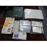 A collection of First Day covers, mainly mounted in four albums, some loose, to include The Official