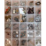 Early 20th Century costume jewellery to include silver and white metal items, brooches, buckles, a