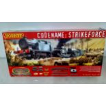 A Hornby Codename Strike Force 00 gauge train set Location: A3F