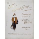 The Shop Girl (A musical comedy by Dam & Ross) souvenir folio containing 11 coloured plates