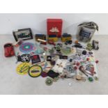 A mixed lot to include a red Schuco Examico 4 Col, unboxed, together with models of Yesteryear,