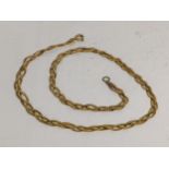 A 9ct gold woven necklace, 7.4g Location: