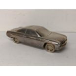 A Jacques Nasser sterling silver promotion model of a car inscribed 'Seasons Greetings Jacques