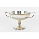 An Edwardian silver twin-handled footed bowl by Martin, Hall & Co (Richard Martin & Ebenezer