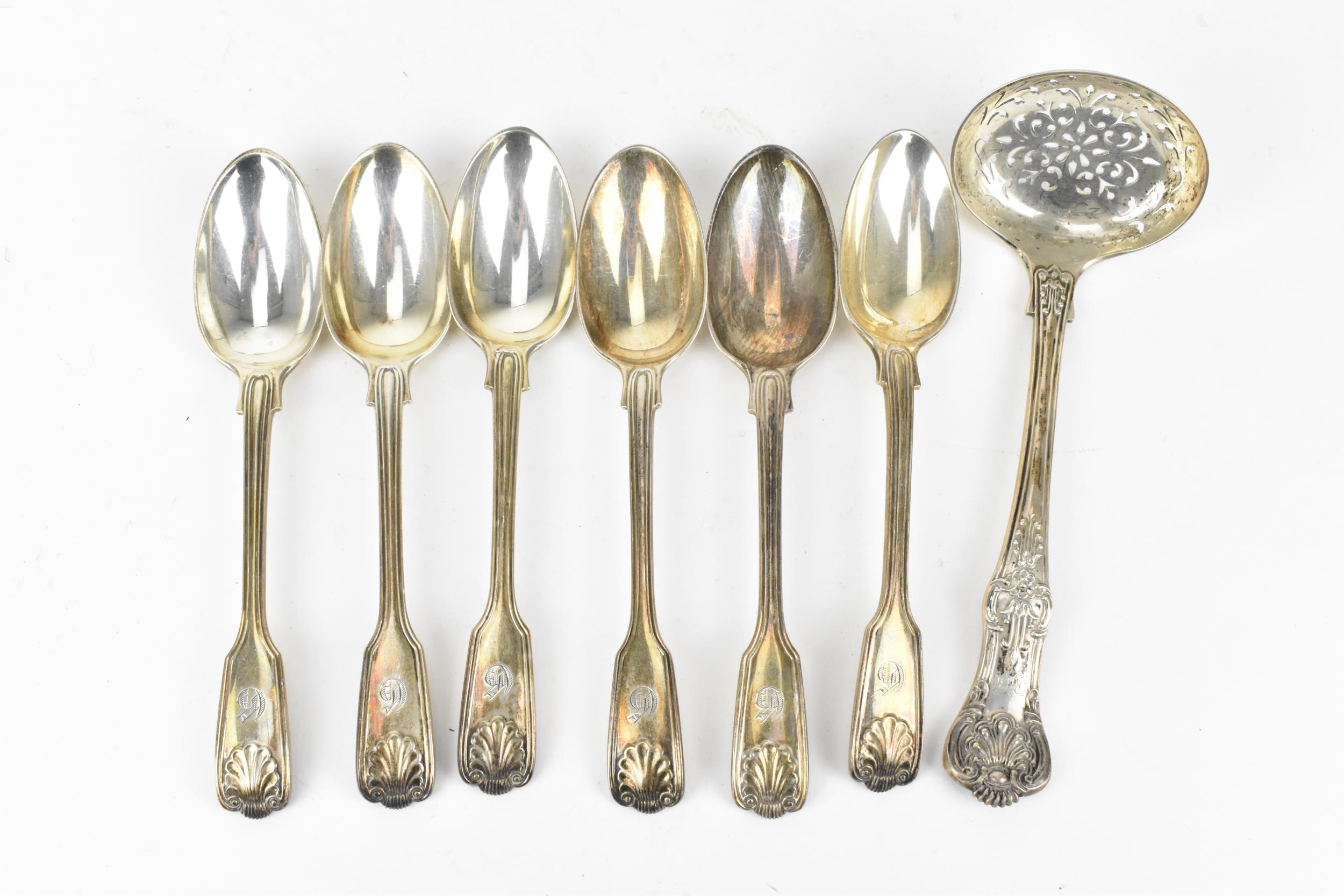 A set of six Victorian teaspoons by Holland, Son & Slater (John Aldwinckle & James Slater), London