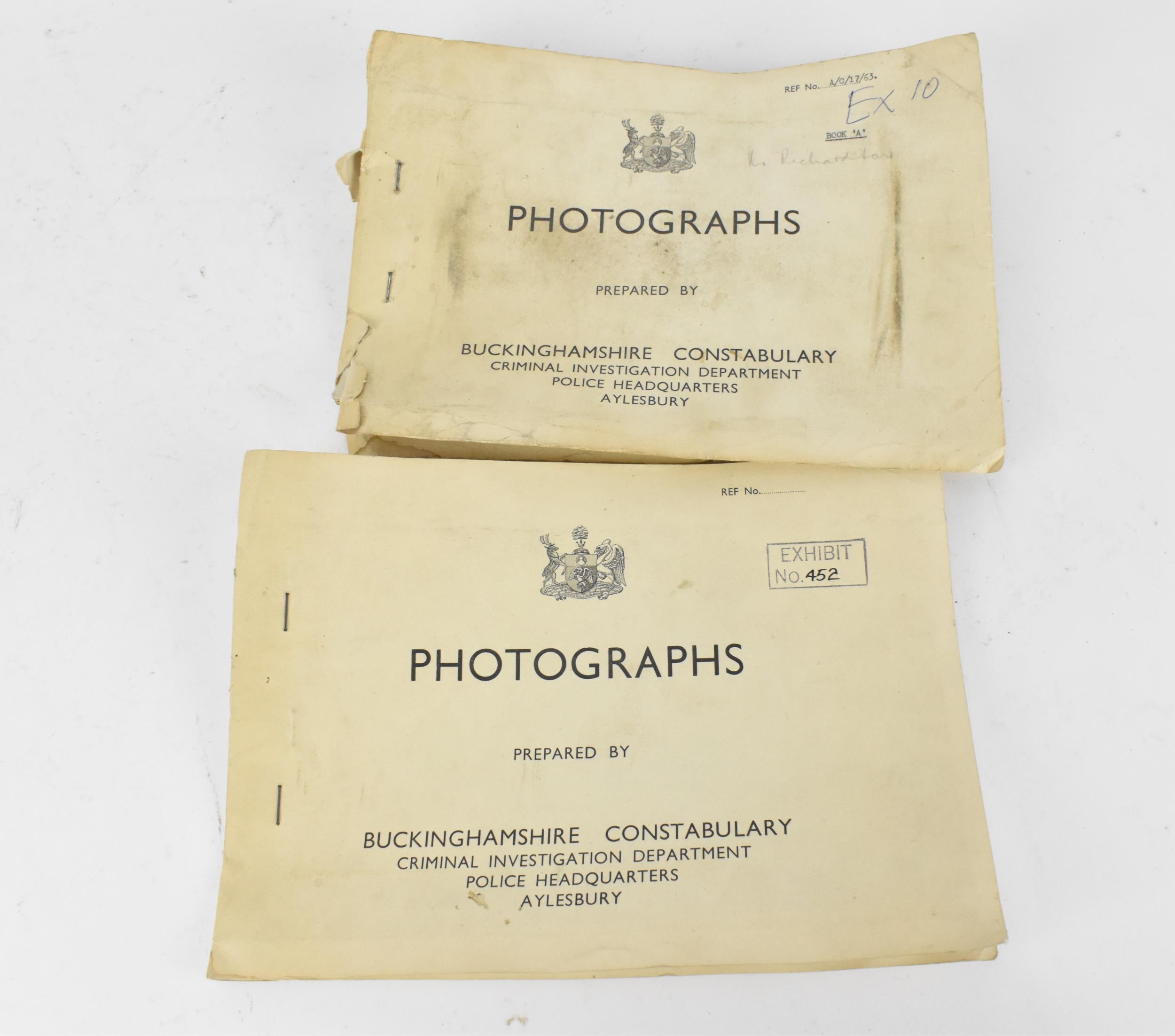 An original criminal investigation exhibit- photograph album linked to the Great Train Robbery of