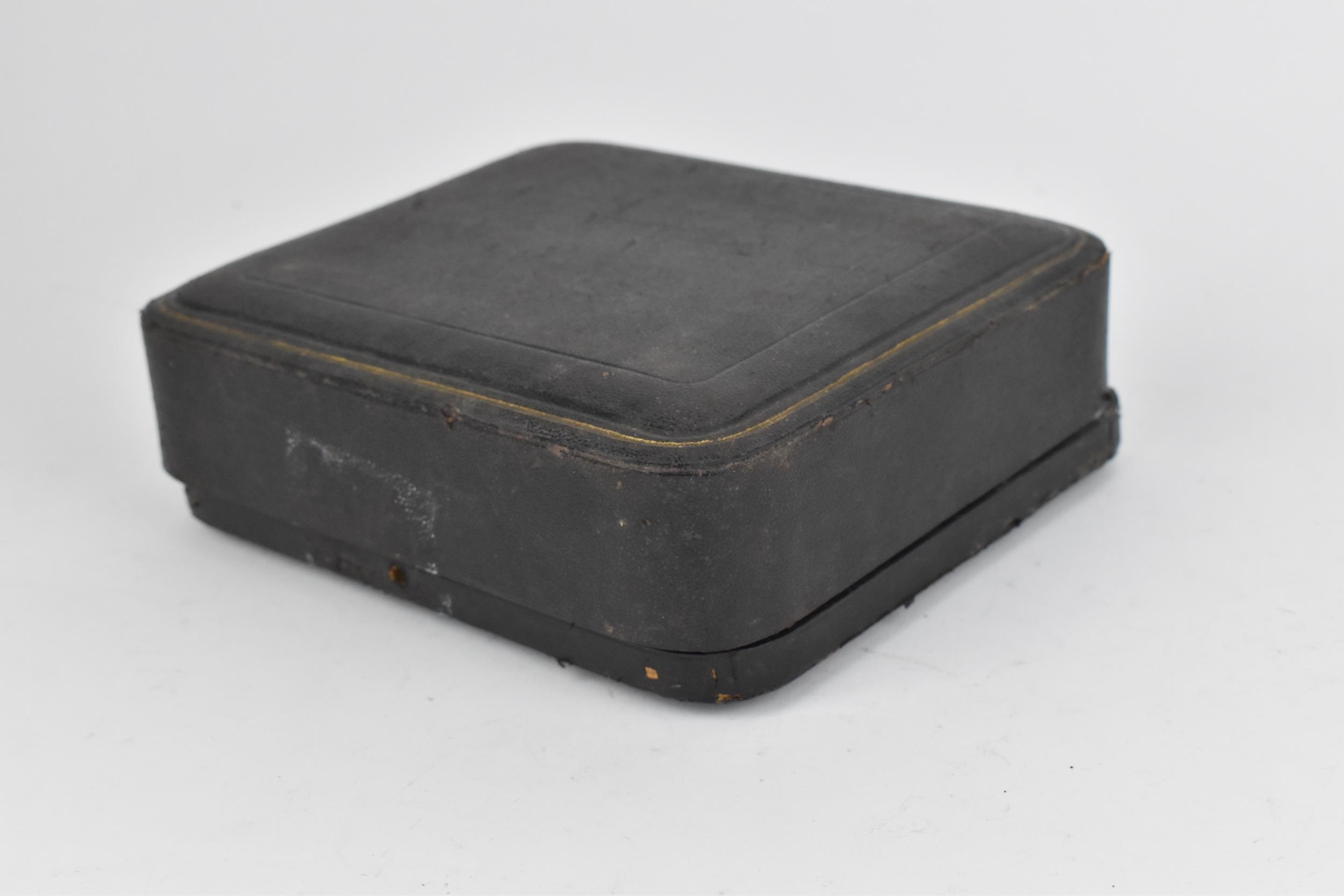 A cased set of Victorian silver salts by James Deakin & Sons, Chester 1896, of rectangular form with - Image 6 of 6