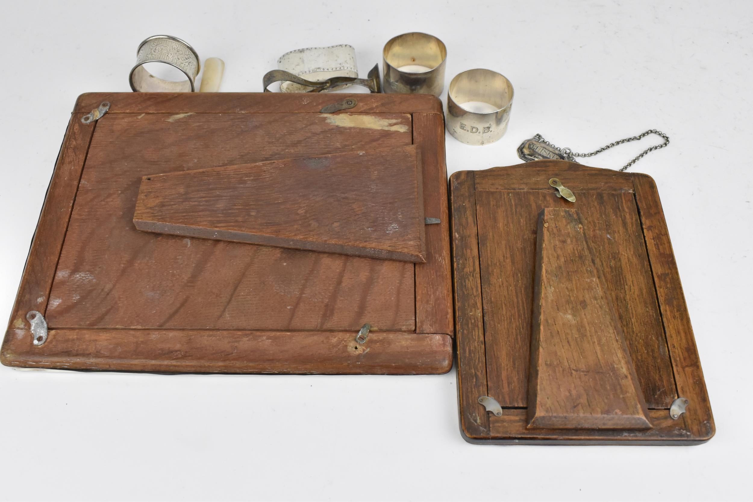 Two early 20th century silver framed photo frames, one by Henry Matthews, Birmingham 1922, the other - Image 10 of 10