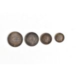 United Kingdom - William IV (1830-1837), maundy set, dated 1835, 4d, 3d, 2d and 1d