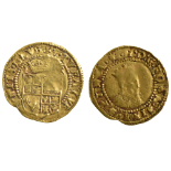 Kingdom of England - James I (1603-1625), first coinage (1603-1604), gold half crown, mm. thistle,