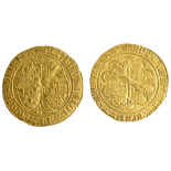 Henry VI King of England and France (1422-1453) - Gold Salut d'Or, Rouen Mint, second issue form 6th