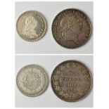 United Kingdom - George III (1760-1820), Bank tokens, a 1811 eighteen pence and a 1812 three